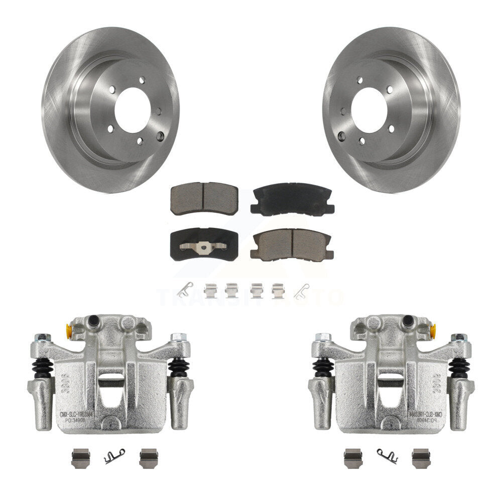 Kit de rotors d'étrier de frein à disque arrière et de plaquettes en céramique pour Mitsubishi Outlander