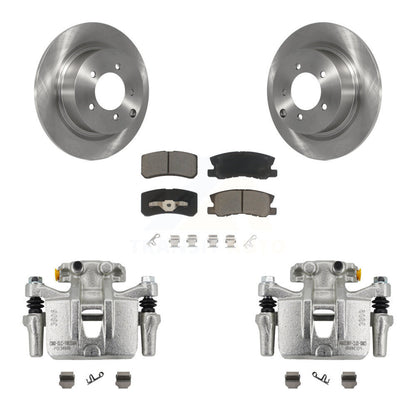 Kit de rotors d'étrier de frein à disque arrière et de plaquettes en céramique pour Mitsubishi Outlander