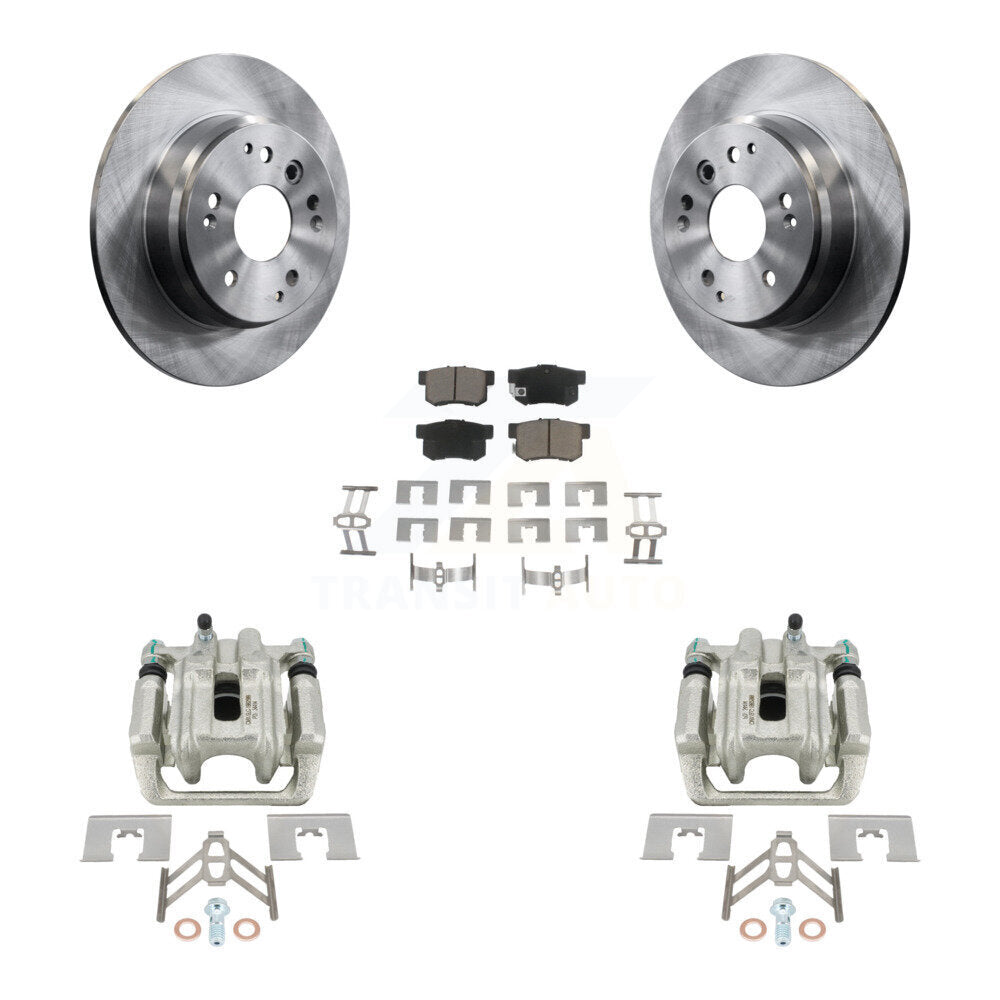 Kit de rotors d'étrier de frein à disque arrière et de plaquettes en céramique pour Acura TL Honda Element