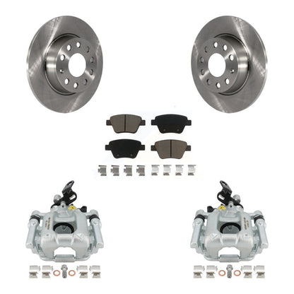Rotor d'étrier de frein arrière et Kit de plaquettes en céramique, pour Volkswagen Jetta Golf Passat Aud