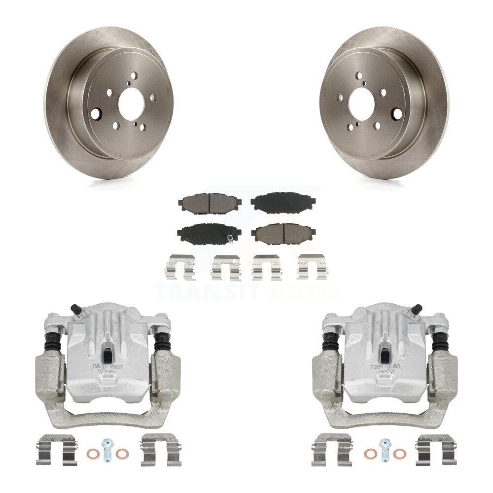 Kit de rotors d'étrier de frein à disque arrière et de plaquettes en céramique pour Subaru Outback Legacy