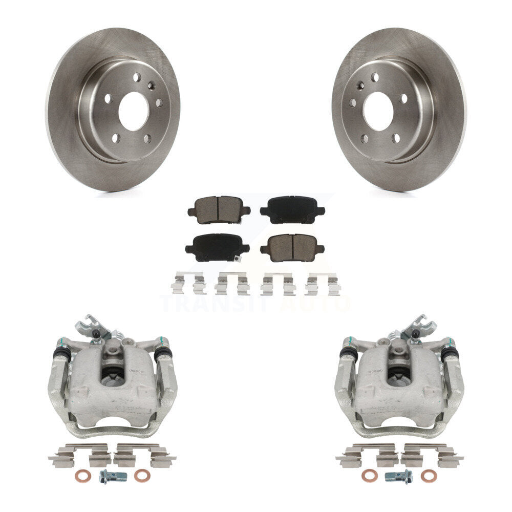 Kit de rotors d'étrier de frein à disque arrière et de plaquettes en céramique pour Chevrolet Cruze
