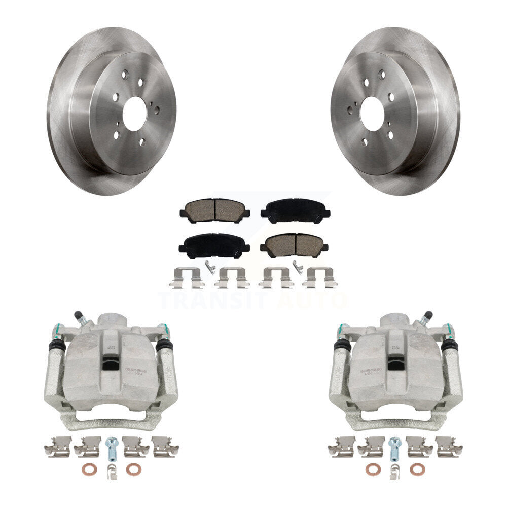 Kit de rotors d'étrier de frein à disque arrière et de plaquettes en céramique pour Toyota Highlander