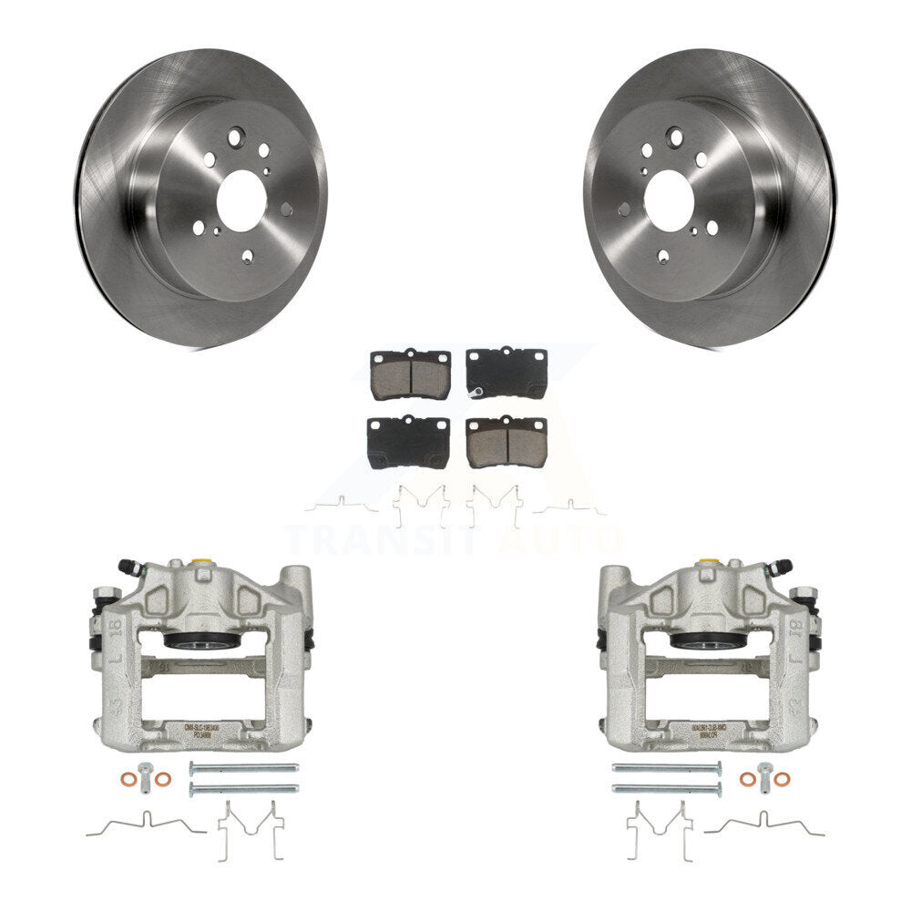 Kit de rotors d'étrier de frein à disque arrière et de plaquettes en céramique pour Lexus IS250 GS300