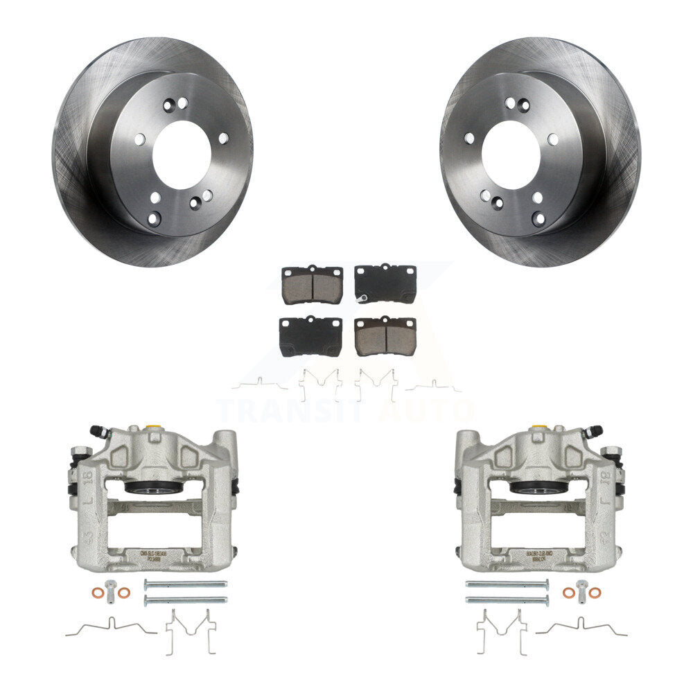 Kit de rotor d'étrier de frein arrière et de plaquettes en céramique pour Lexus IS250 avec suspension sport