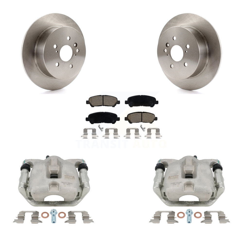 Rotors d'étrier de frein à disque arrière et kit de plaquettes en céramique pour Toyota Highlande 2008-2013
