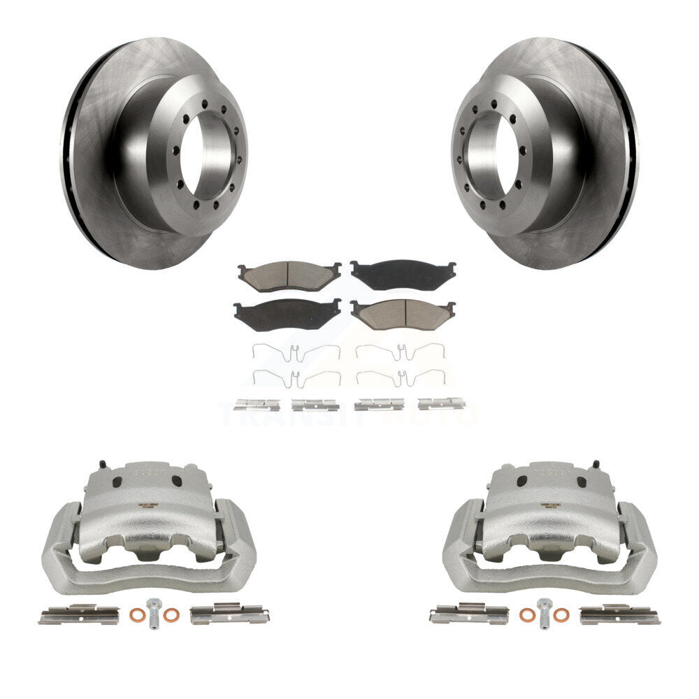 Kit de Rotor d'étrier de frein arrière et de plaquettes en céramique, pour Ford E-550 Super Duty F-450 F-55
