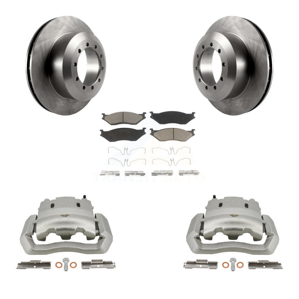 Kit de Rotor d'étrier de frein arrière et de plaquettes en céramique, pour Ford E-550 Super Duty F-450 F-55