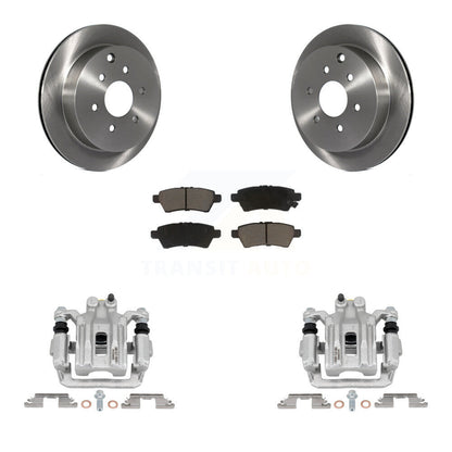 Kit de rotors d'étrier de frein à disque arrière et de plaquettes en céramique pour Nissan Xterra 2006-2007