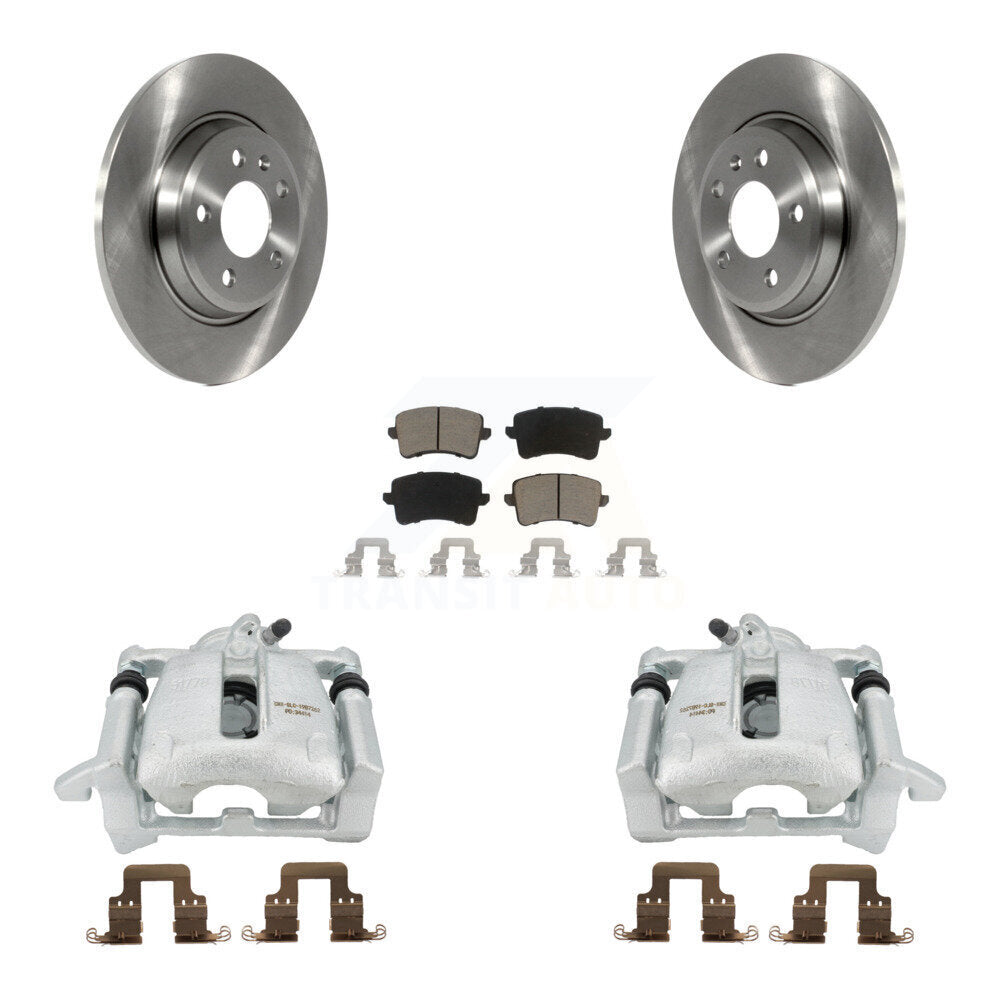 Kit de rotors d'étrier de frein à disque arrière et de plaquettes en céramique, pour Audi Q5 A4 Quattro A5