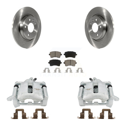 Kit de rotors d'étrier de frein à disque arrière et de plaquettes en céramique, pour Audi Q5 A4 Quattro A5