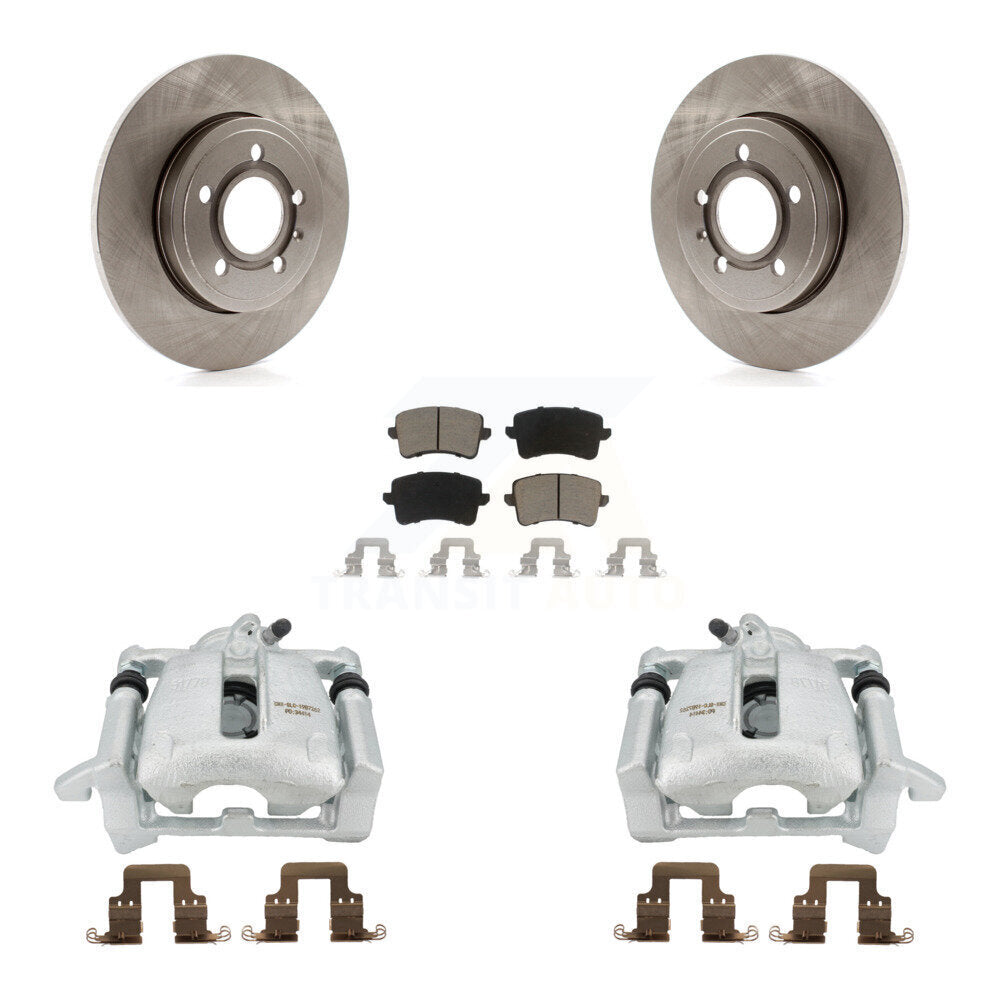 Rotors d'étrier de frein arrière et Kit de plaquettes en céramique pour Audi A4 Quattro berline/Wago 2009
