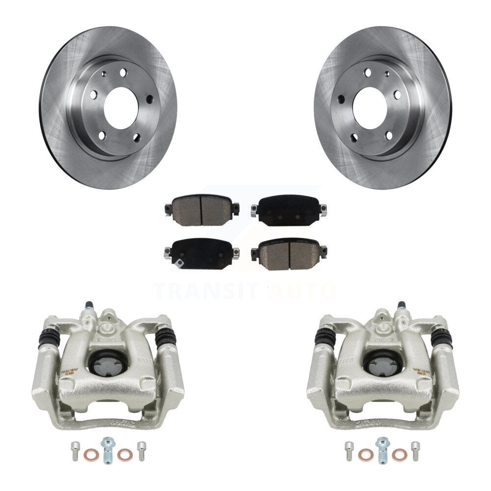 Kit de rotors d'étrier de frein à disque arrière et de plaquettes en céramique pour Mazda 3 Sport