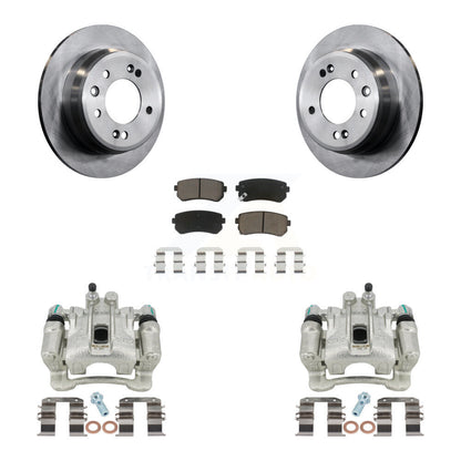 Rotor d'étrier de frein arrière et Kit de plaquettes en céramique, pour Hyundai Tucson Kia Sportage FW