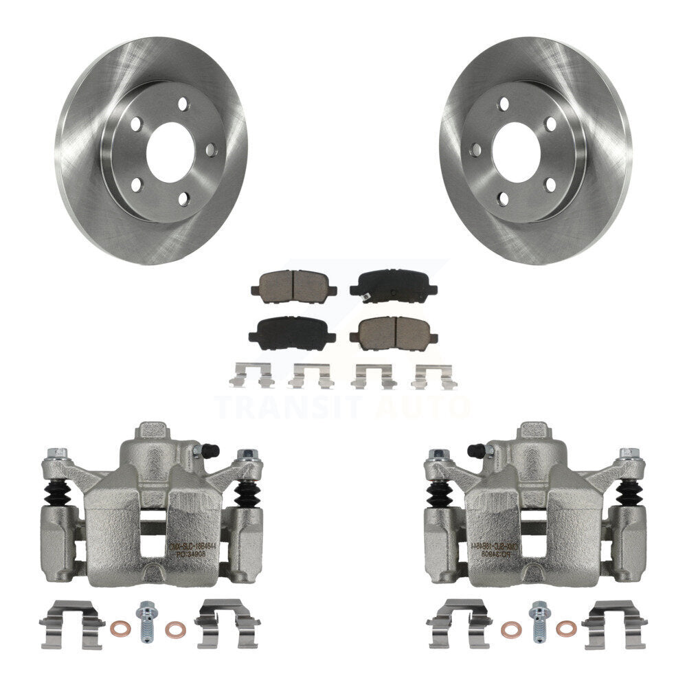 Kit de rotors d'étrier de frein à disque arrière et de plaquettes en céramique pour Chevrolet Impala