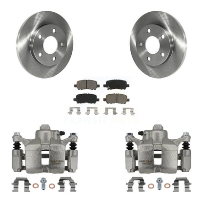 Kit de rotors d'étrier de frein à disque arrière et de plaquettes en céramique pour Chevrolet Impala
