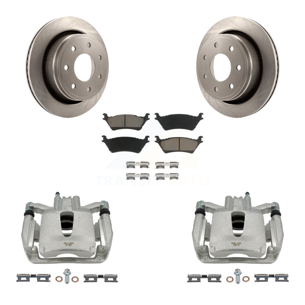 Kit de plaquettes en céramique pour rotors d'étrier de frein arrière, pour Ford F-150 12-14, avec roue à 7 écrous