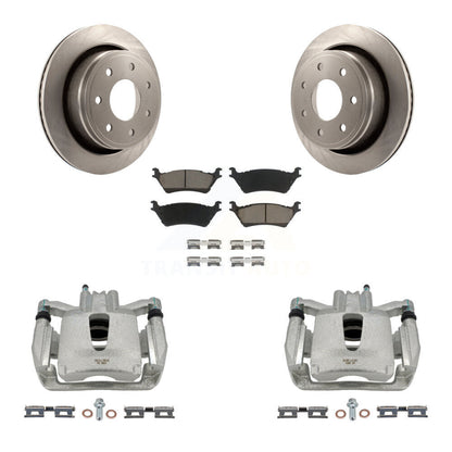 Kit de plaquettes en céramique pour rotors d'étrier de frein arrière, pour Ford F-150 12-14, avec roue à 7 écrous
