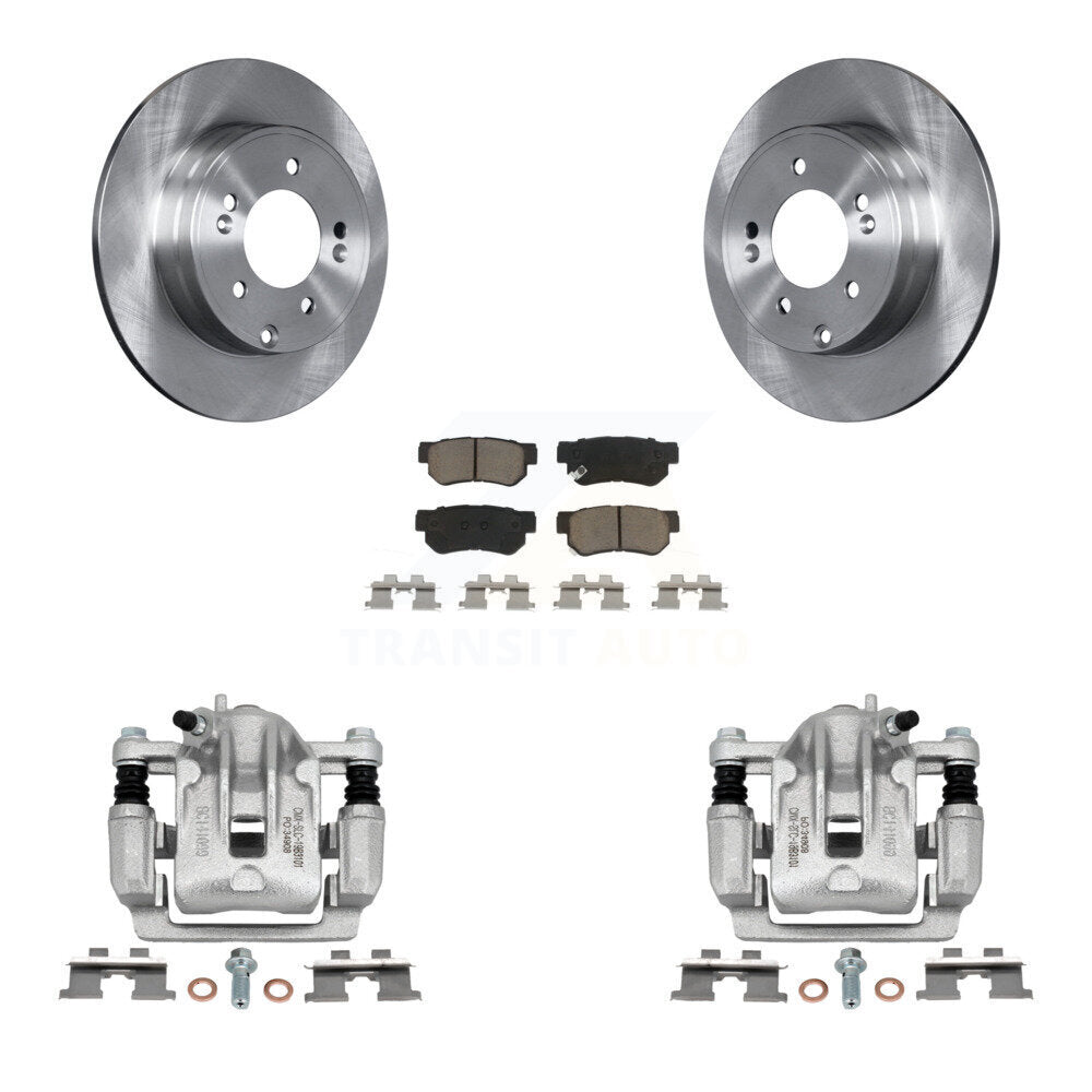 Rotor d'étrier de frein arrière et Kit de plaquettes en céramique pour Hyundai Sonata 2006 3,3l à 03 0