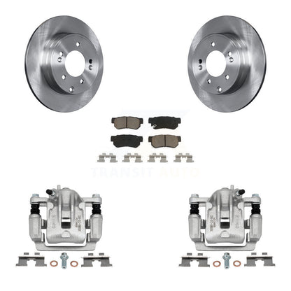 Rotor d'étrier de frein arrière et Kit de plaquettes en céramique pour Hyundai Sonata 2006 3,3l à 03 0