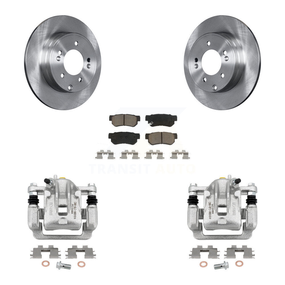 Kit de rotors d'étrier de frein à disque arrière et de plaquettes en céramique pour Hyundai Sonata 3,3 l