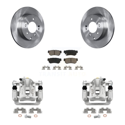 Kit de rotors d'étrier de frein à disque arrière et de plaquettes en céramique pour Hyundai Sonata 3,3 l