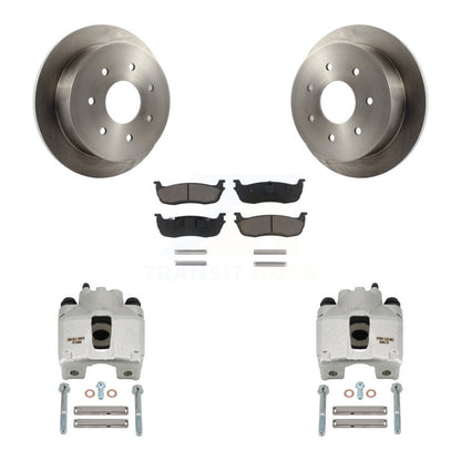 Kit de rotors d'étrier de frein à disque arrière et de plaquettes en céramique pour Ford F-250 HD