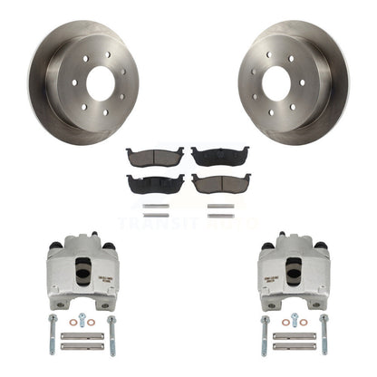 Kit de rotors d'étrier de frein à disque arrière et de plaquettes en céramique pour Ford F-250 HD