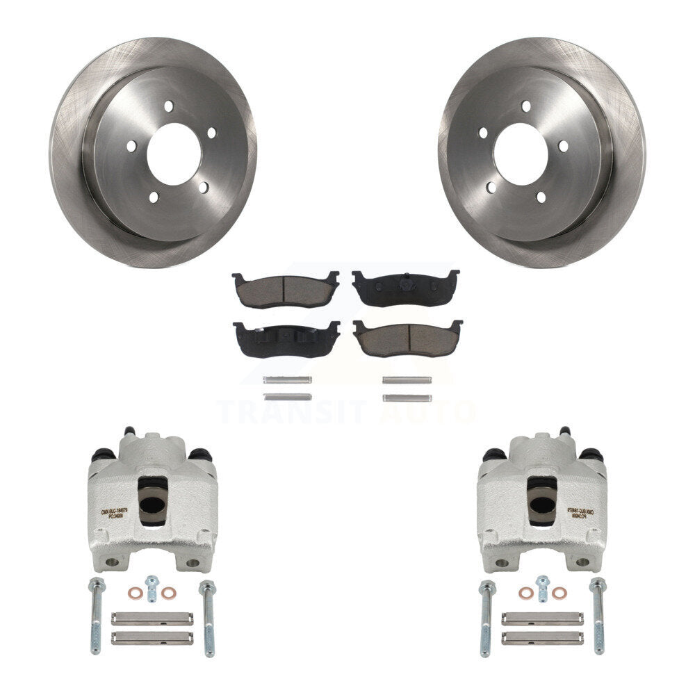 Kit de rotors d'étrier de frein à disque arrière et de plaquettes en céramique pour Lincoln Blackwood