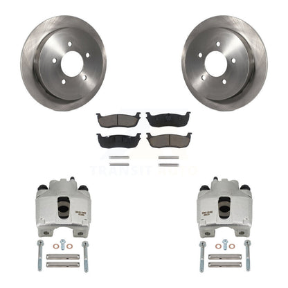 Kit de rotors d'étrier de frein à disque arrière et de plaquettes en céramique pour Lincoln Blackwood