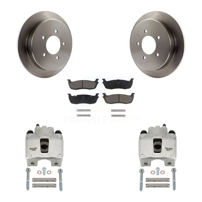 Kit de rotor d'étrier de frein arrière et de plaquettes en céramique pour Ford F-150 Expeditio 1997-1998