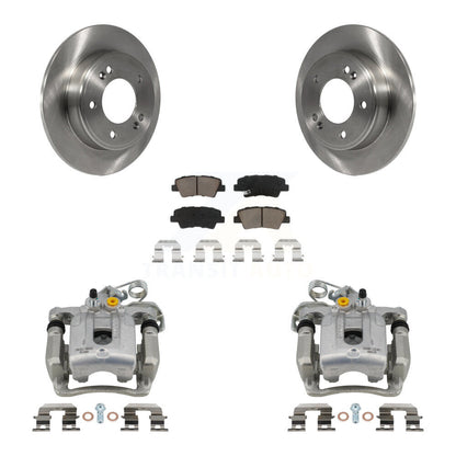 Kit de rotors d'étrier de frein à disque arrière et de plaquettes en céramique pour Hyundai Elantra Coupé