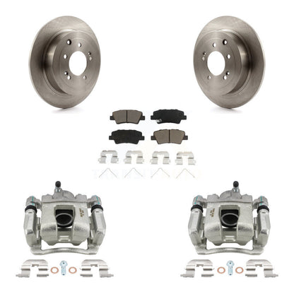Rotors d'étrier de frein à disque arrière et Kit de plaquettes en céramique pour Hyundai Tucson Kia Sportag