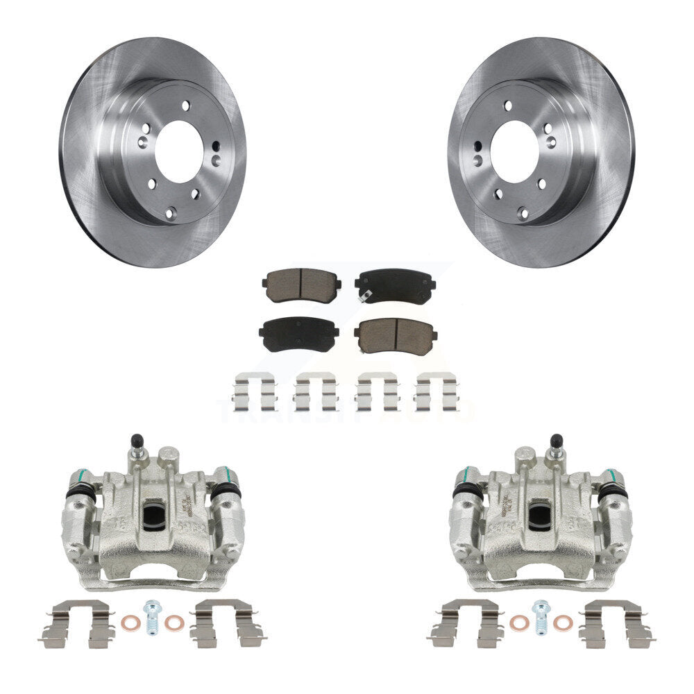 Kit de plaquettes en céramique de Rotor d'étrier de frein arrière, pour moteur à gaz Hyundai Sonata 2015 – 2016