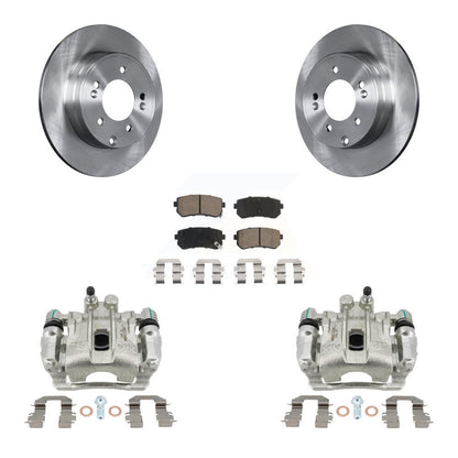 Rotors d'étrier de frein à disque arrière et Kit de plaquettes en céramique pour Hyundai Sonata Kia Optim