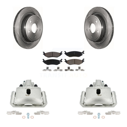 Kit de rotors d'étrier de frein à disque arrière et de plaquettes en céramique pour Dodge Ram 1500