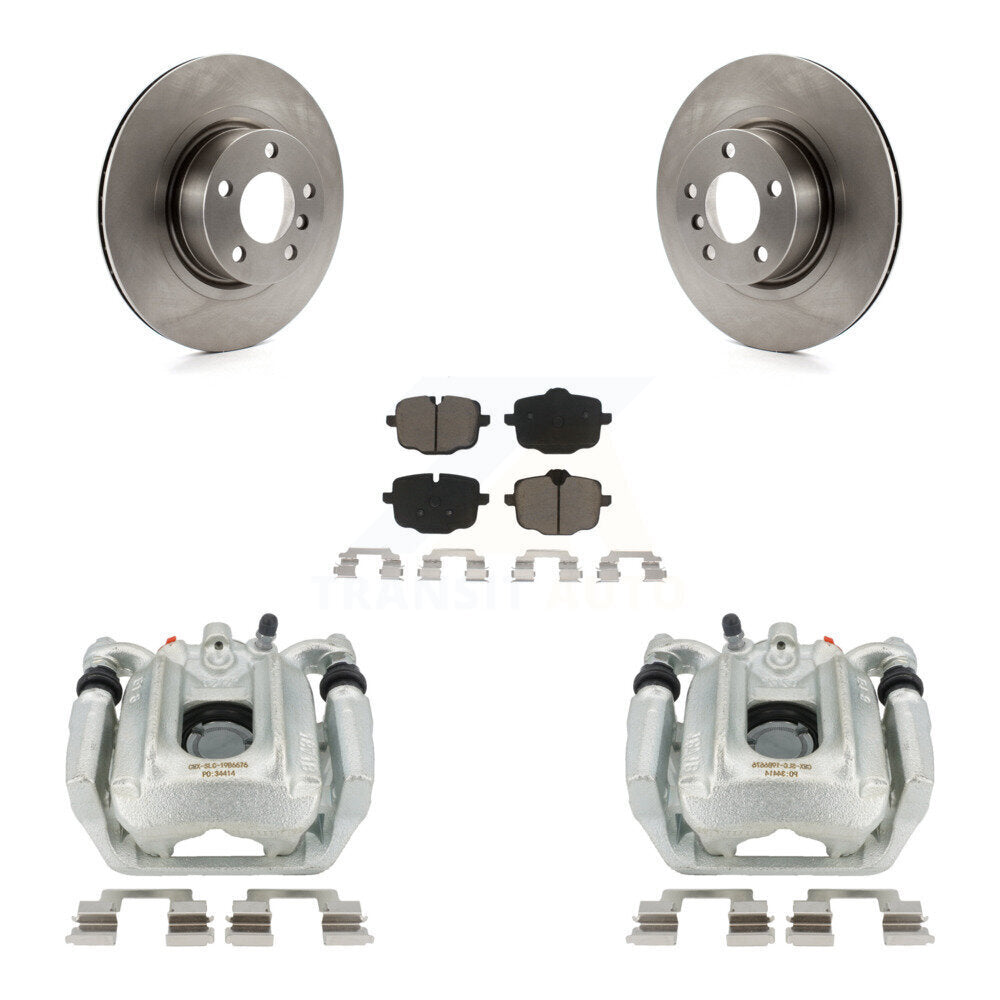Kit de rotors d'étrier de frein à disque arrière et de plaquettes en céramique pour BMW X3 2012 de 10 à 11