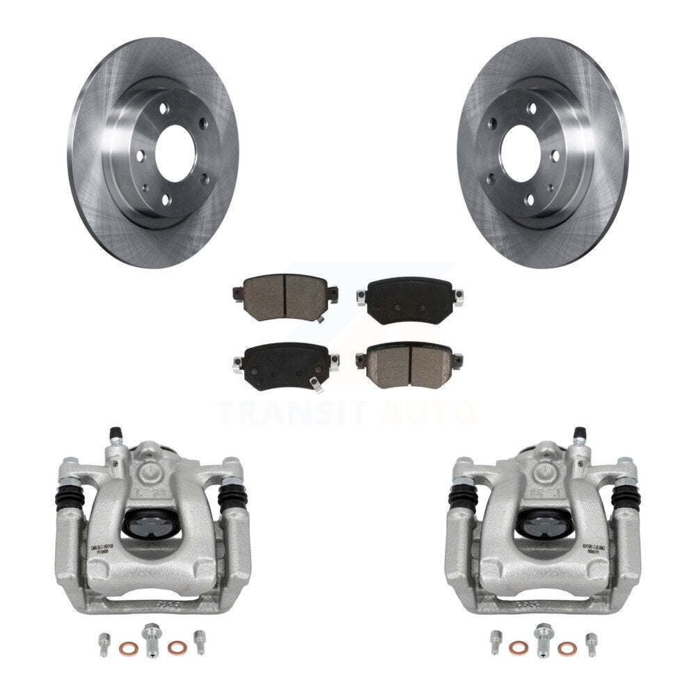 Kit de rotors d'étrier de frein à disque arrière et de plaquettes en céramique pour Mazda 6 2016 – 2021