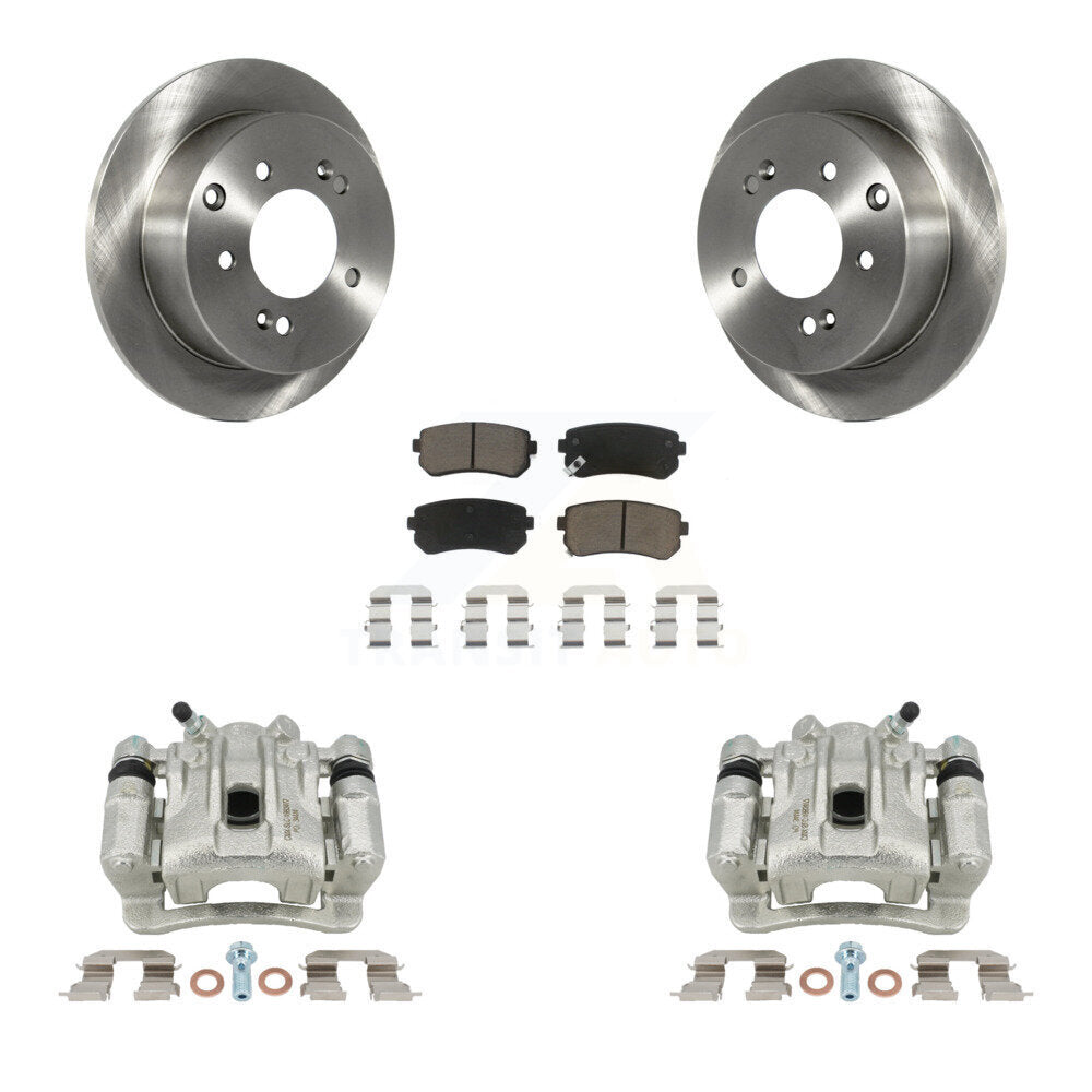 Kit de rotors d'étrier de frein à disque arrière et de plaquettes en céramique, pour Kia Forte koup Forte5