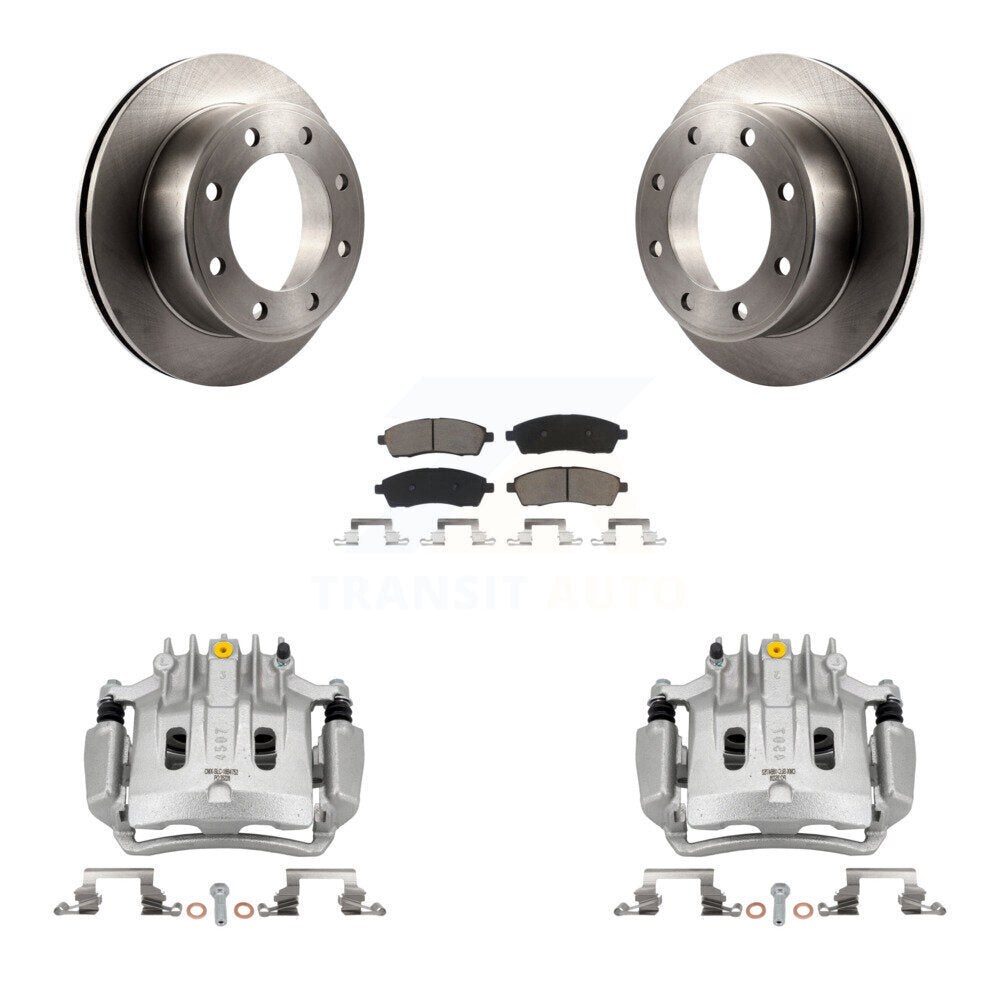 Kit de rotors d'étrier de frein à disque arrière et de plaquettes en céramique pour Ford Excursion