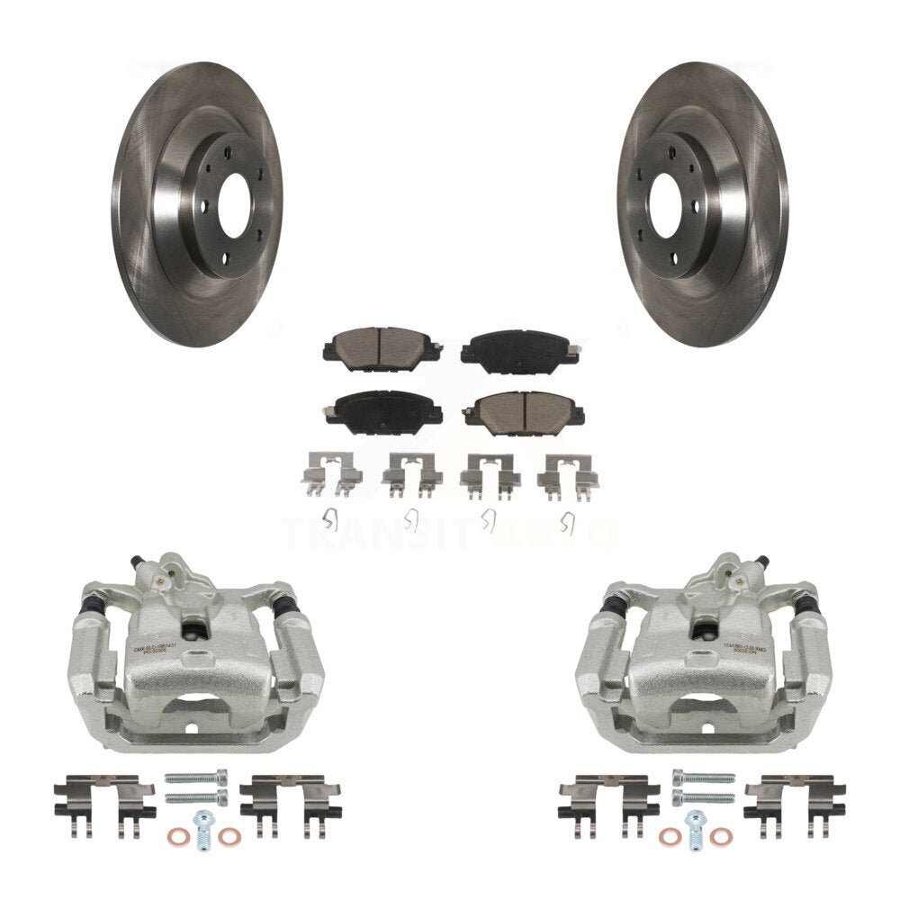 Kit de rotors d'étrier de frein à disque arrière et de plaquettes en céramique pour Mazda CX-5 2016 – 2022