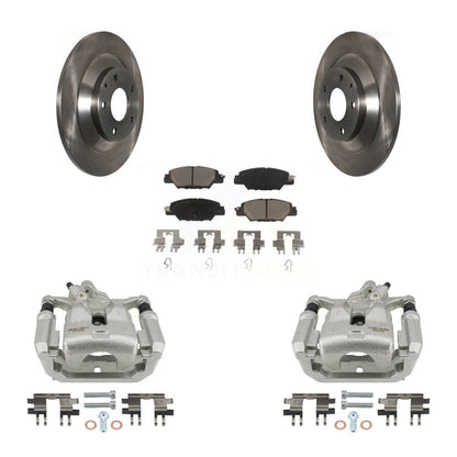 Kit de rotors d'étrier de frein à disque arrière et de plaquettes en céramique pour Mazda CX-5 2016 – 2022