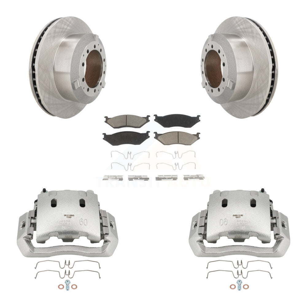 Kit de Rotor d'étrier de frein arrière et de plaquettes en céramique, pour Ford F-450 Super Duty F-550 LC