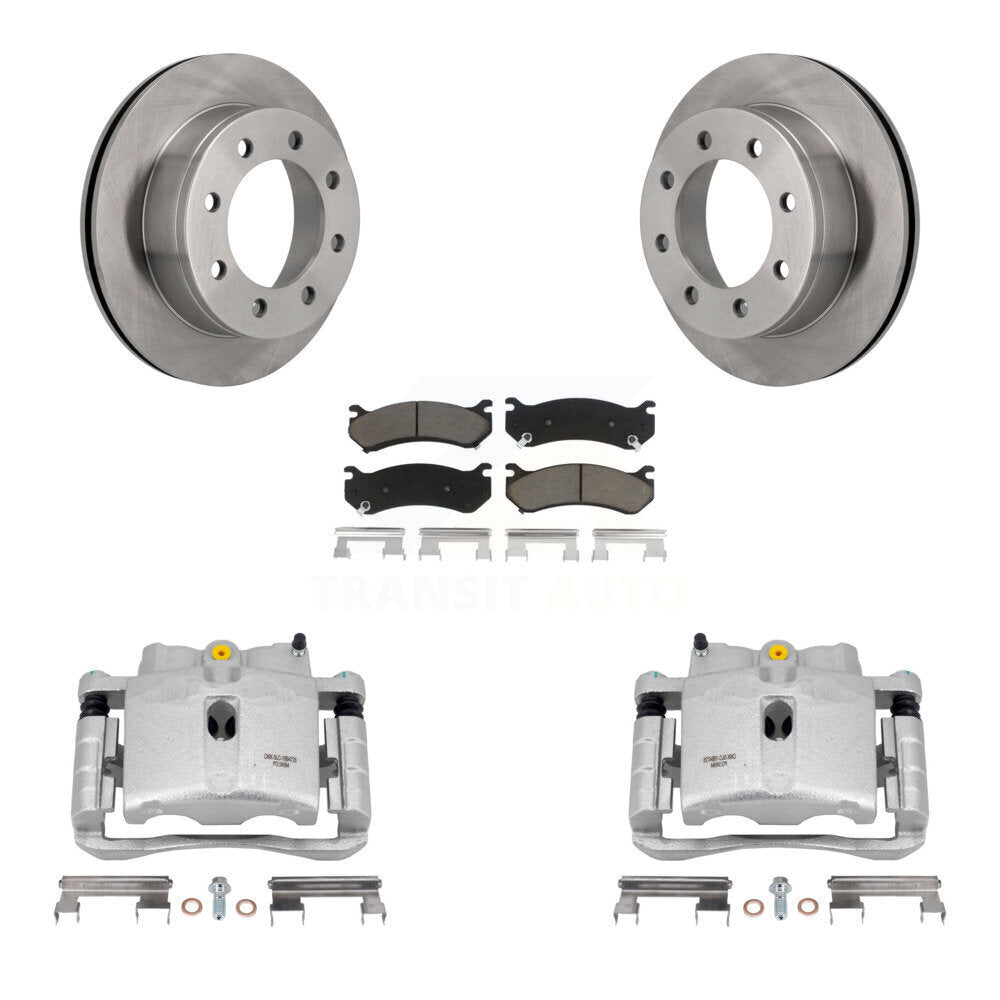 Kit de Rotor d'étrier de frein arrière et de plaquettes en céramique, pour GMC Chevrolet Sierra 2500 HD 350
