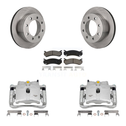 Kit de Rotor d'étrier de frein arrière et de plaquettes en céramique, pour GMC Chevrolet Sierra 2500 HD 350