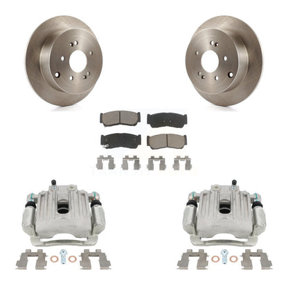 Rotor d'étrier de frein à disque arrière et Kit de plaquettes en céramique pour Hyundai Santa F 2007 – 2009