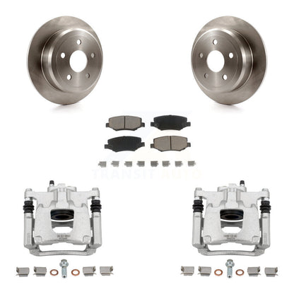 Kit de rotors d'étrier de frein à disque arrière et de plaquettes en céramique pour Jeep Wrangler JK