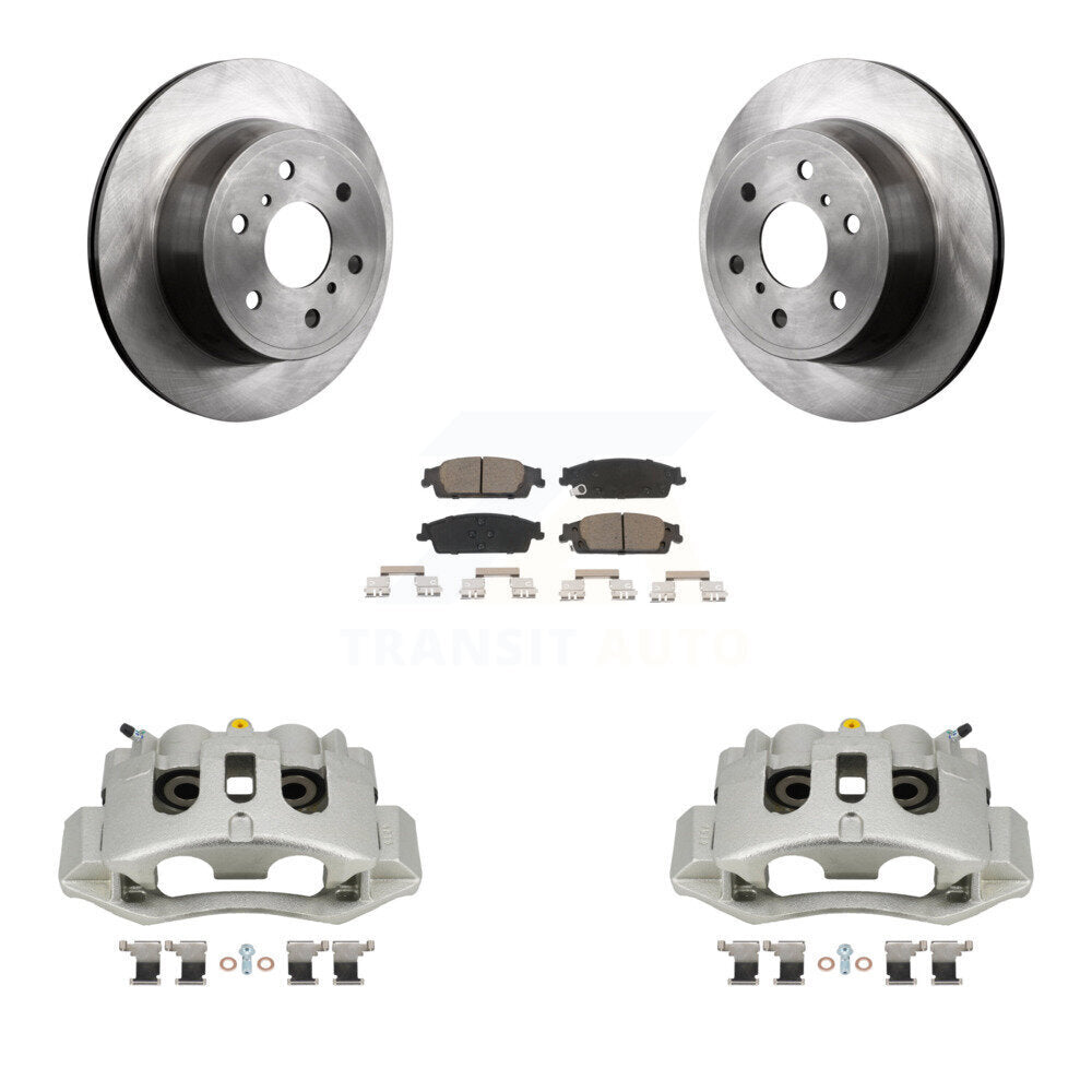 Kit de rotors d'étrier de frein à disque arrière et de plaquettes en céramique pour Chevrolet Suburban HD