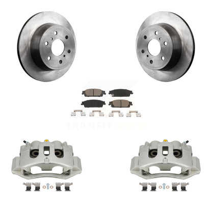 Kit de rotors d'étrier de frein à disque arrière et de plaquettes en céramique pour Chevrolet Suburban HD