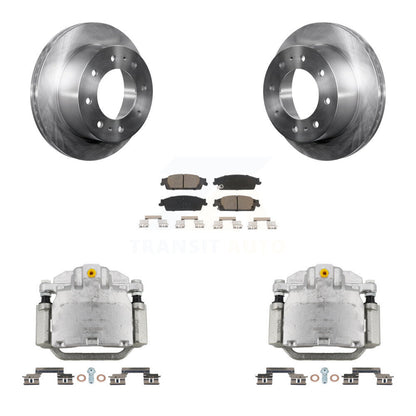 Rotors d'étrier de frein arrière et Kit de plaquettes en céramique pour Chevrolet banlieue Premier/LT/L